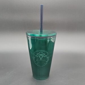 Starbucks Green Tumbler with Straw